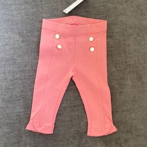 Janie and Jack Pink Pants 6-12M Baby